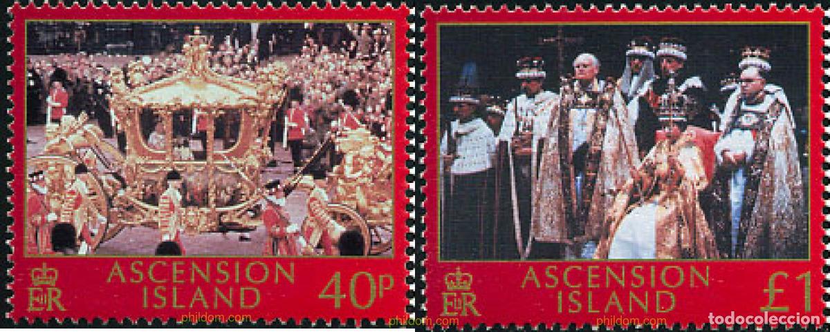 Sellos: 126651 MNH ASCENSION 2003 50 ANIVERSARIO DEL ACCESO AL TRONO DE ISABEL II
