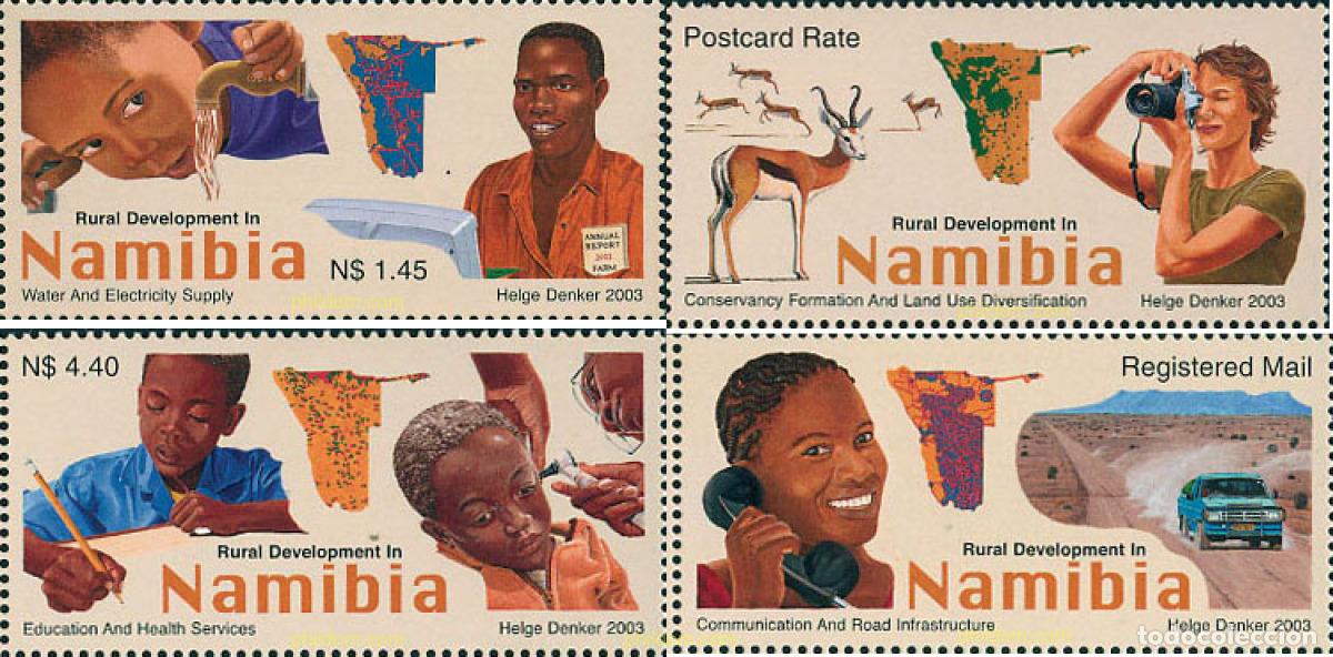 Sellos: 126808 MNH NAMIBIA 2003 DESARROLLO RURAL