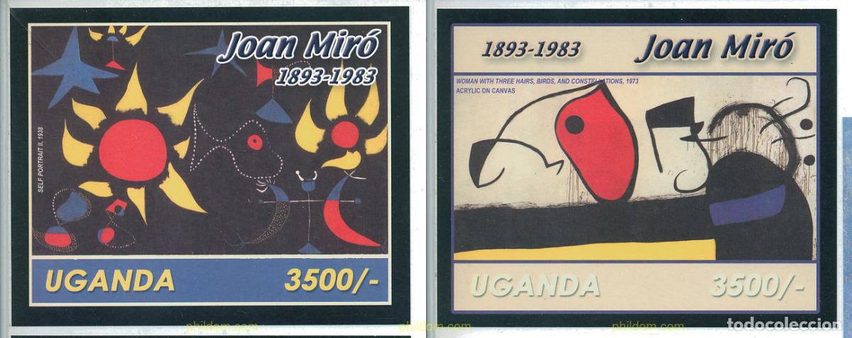 Sellos: 126951 MNH UGANDA 2003 HOMENAJE A JOAN MIRO