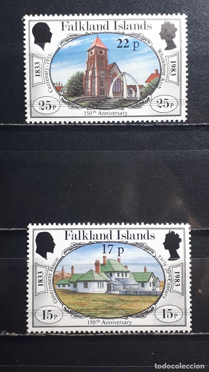 Sellos: FALKLAND. A&Ntilde;O 1983. **. YVERT 380, 382