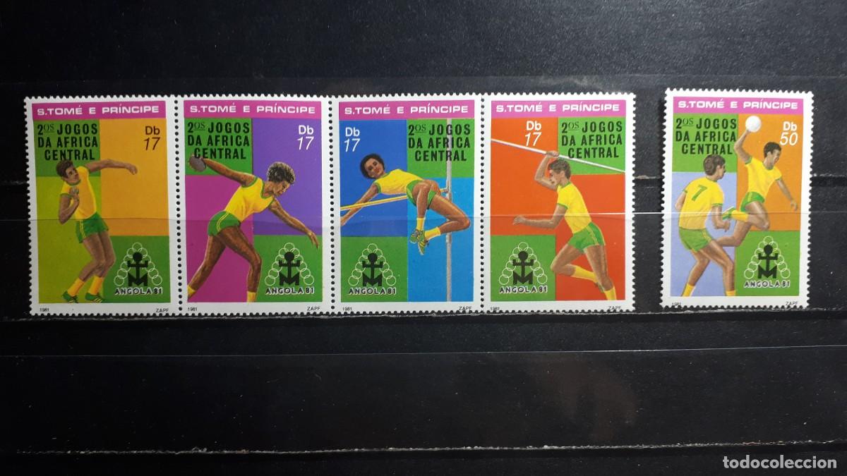 Sellos: SANTO TOM&Eacute; Y PRINCIPE. A&Ntilde;O 1981. **. YVERT 659/63