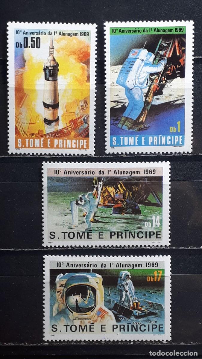 Sellos: SANTO TOM&Eacute; Y PRINCIPE. A&Ntilde;O 1980. **. YVERT 594/7