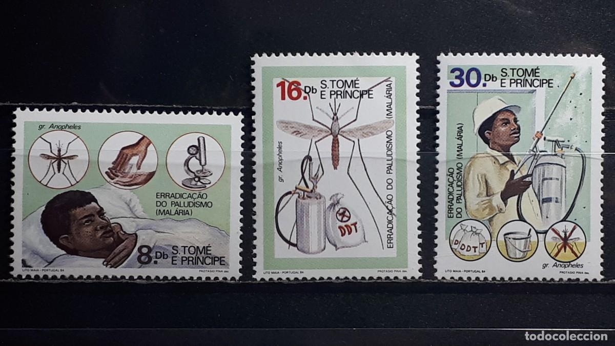 Sellos: SANTO TOM&Eacute; Y PRINCIPE. A&Ntilde;O 1984. **. YVERT 816/8