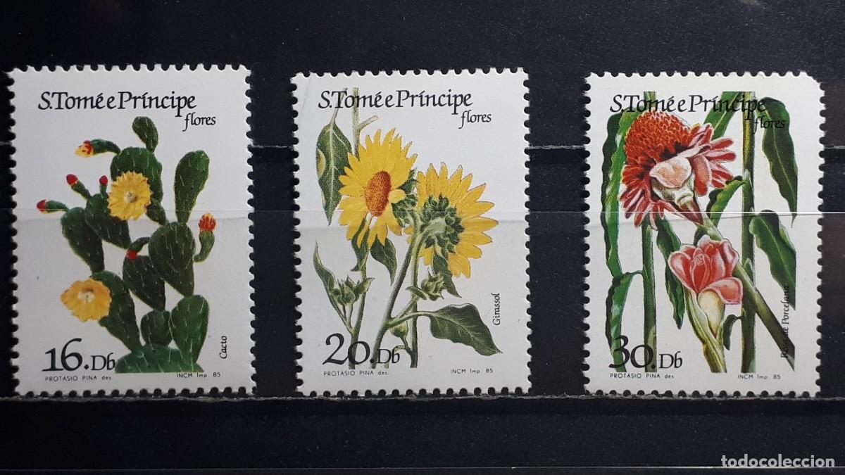 Sellos: SANTO TOM&Eacute; Y PRINCIPE. A&Ntilde;O 1985. **. YVERT 828/30.