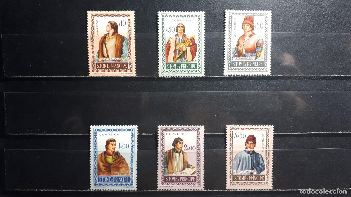 Sellos: SANTO TOM&Eacute; Y PRINCIPE. A&Ntilde;O 1952. **. YVERT 360/5.