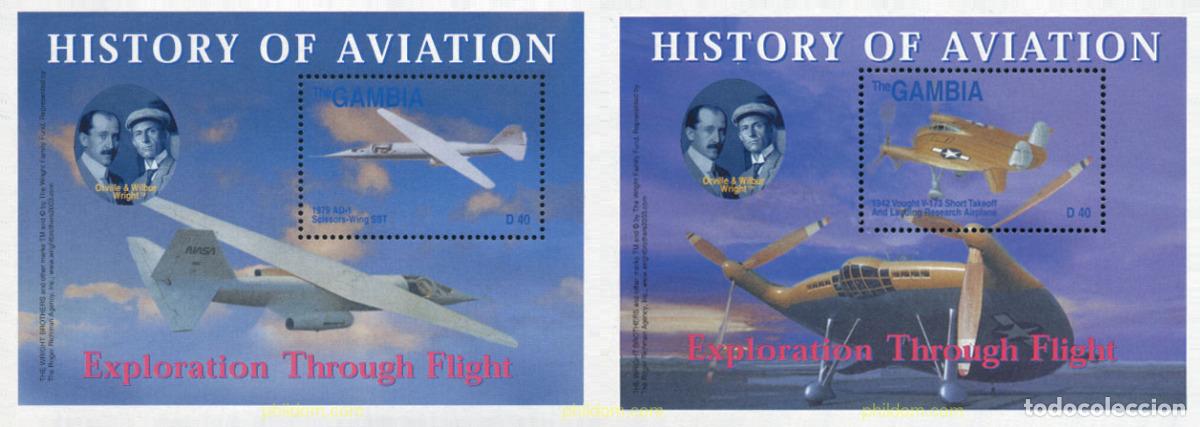 Sellos: 132233 MNH GAMBIA 2003 CENTENARIO DE LA AVIACION