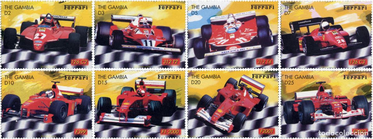 Sellos: 132232 MNH GAMBIA 2003 COCHES FERRARI