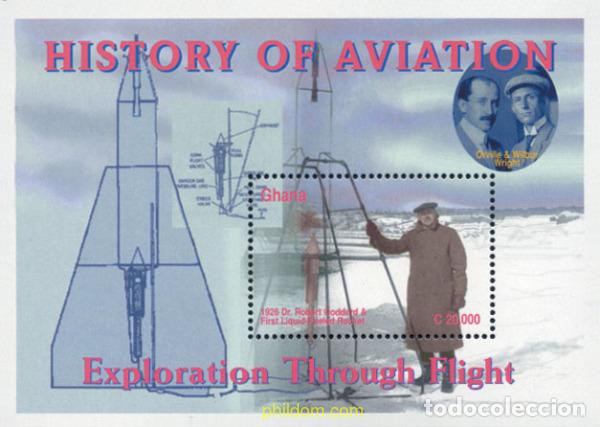 Sellos: 132379 MNH GHANA 2003 CENTENARIO DE LA AVIACION
