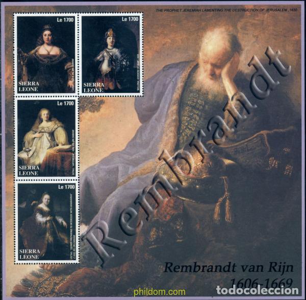 Sellos: 133099 MNH SIERRA LEONA 2003 PINTURAS DE REMBRANDT