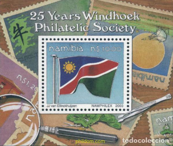 Sellos: 133324 MNH NAMIBIA 2003 25 ANIVERSARIO DE LA SOCIEDAD FILATELICA