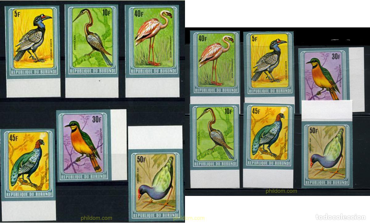 Sellos: 202393 MNH BURUNDI 1980 AVES