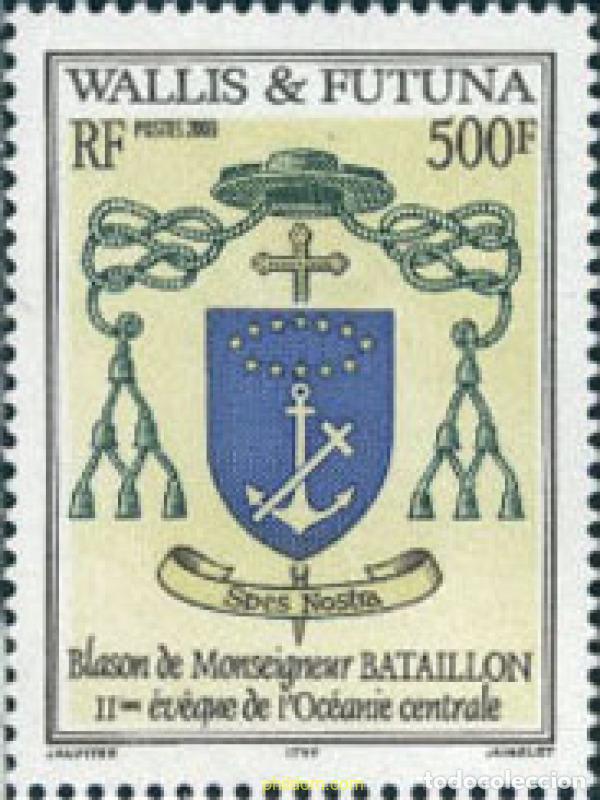 Sellos: 136461 MNH WALLIS Y FUTUNA 2003 ESCUDO DEL MONSE&Ntilde;OR BATAILLON