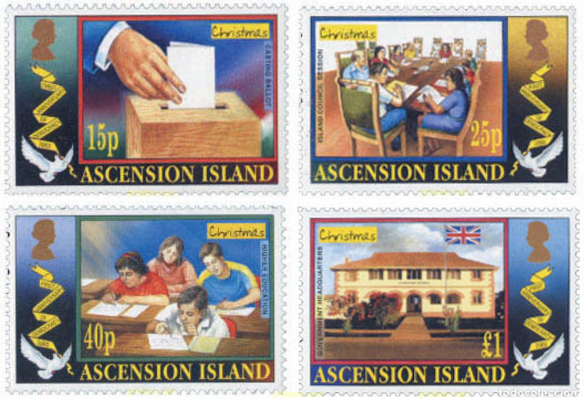 Sellos: 136840 MNH ASCENSION 2003 NAVIDAD