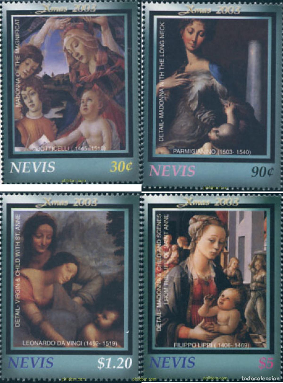 Sellos: 137676 MNH NEVIS 2003 NAVIDAD