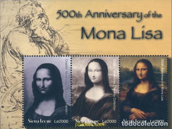 Sellos: 658465 MNH SIERRA LEONA 2003 500 ANIVERSARIO DE LA MONA LISA