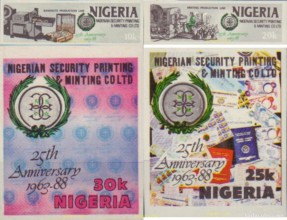 Sellos: 367925 MNH NIGERIA 1988 25 ANIVERSARIO DE IMPRENTA NACIONAL