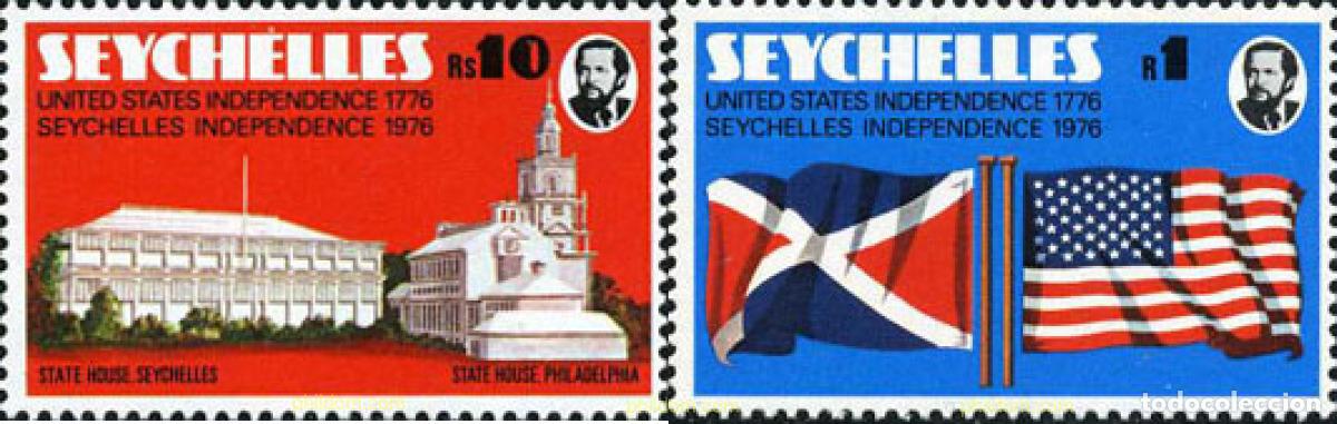 Sellos: 138962 MNH SEYCHELLES 1976 BICENTENARIO DE LOS ESTADOS UNIDOS