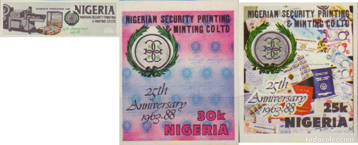 Sellos: 592080 MNH NIGERIA 1988 25 ANIVERSARIO DE IMPRENTA NACIONAL