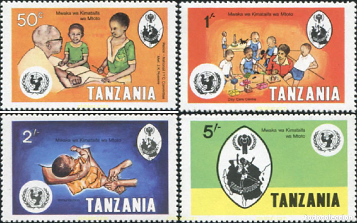 Sellos: 138983 MNH TANZANIA 1979 A&Ntilde;O INTERNACIONAL DEL NI&Ntilde;O