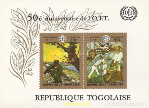 Sellos: 139095 MNH TOGO 1970 50 ANIVERSARIO DE LA ORGANIZACION INTERNACIONAL DEL TRABAJO