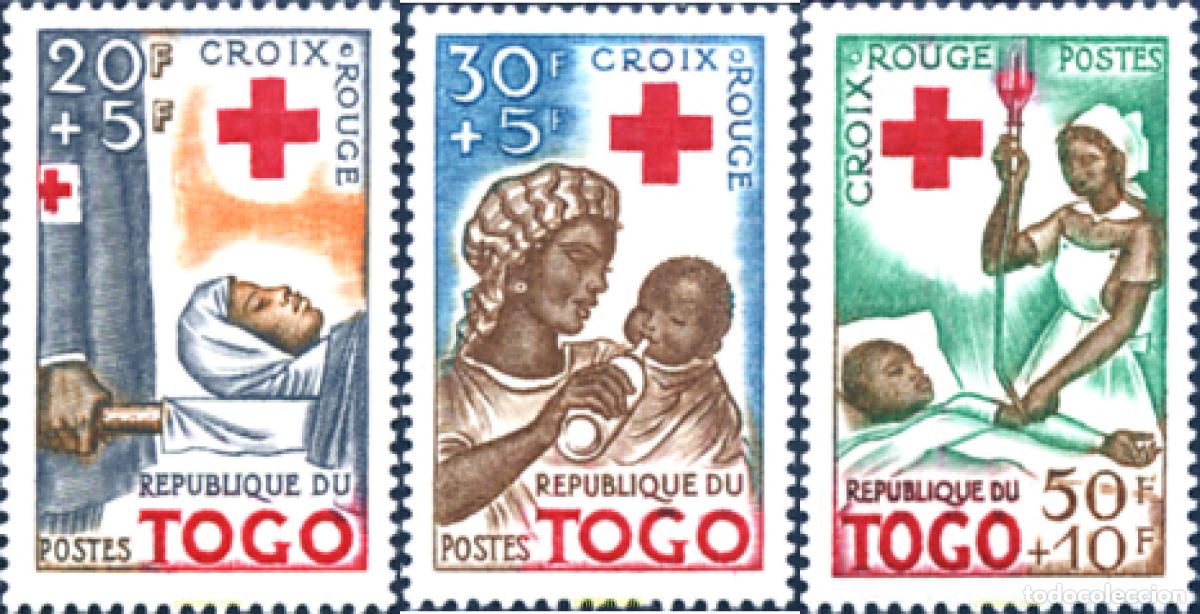 Sellos: 139103 MNH TOGO 1959 CRUZ ROJA