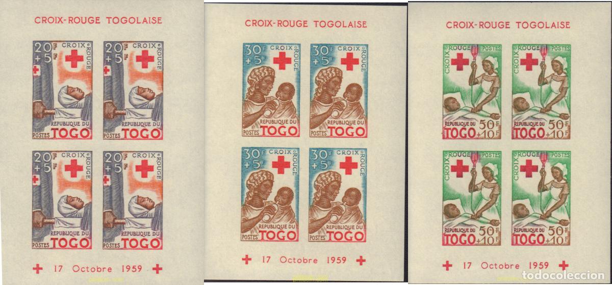 Sellos: 372877 MNH TOGO 1959 CRUZ ROJA