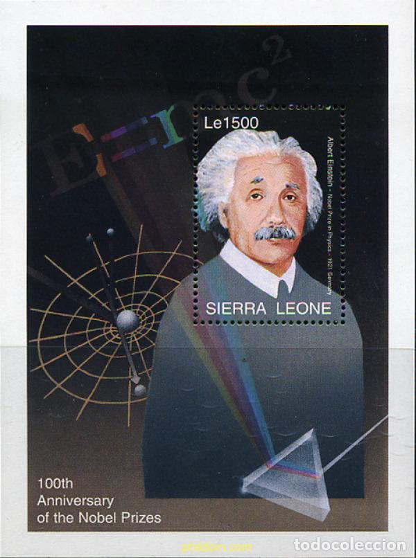 Sellos: 362252 MNH SIERRA LEONA 1995 100 ANIVERSARIO DEL TESTAMENTO DE ALFRED NOBEL