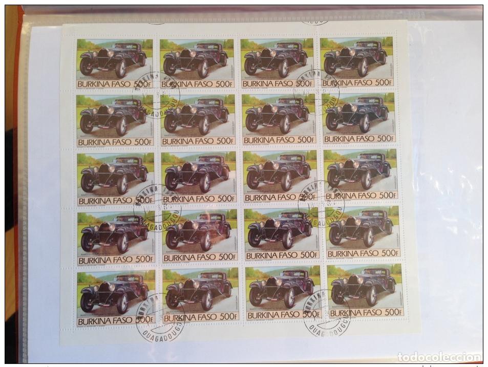 Sellos: Coche Bugatti Royale Mercedes-Benz 540K de Burkina Faso 2 hojas 20 unidades RARE