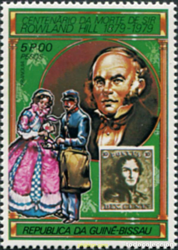 Sellos: 678676 MNH GUINEA BISSAU 1978 CENTENARIO DE LA MUERTE DE SIR ROWLAND HILL