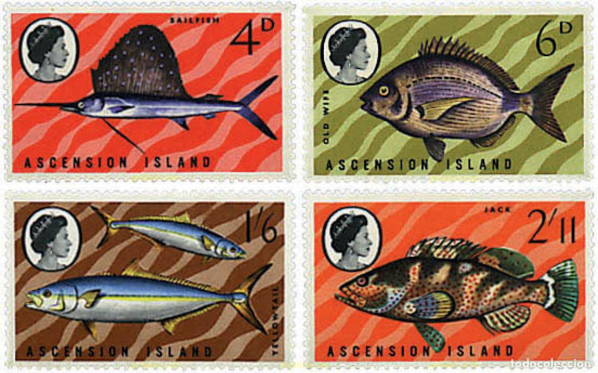 Sellos: 203439 HINGED ASCENSION 1969 PECES