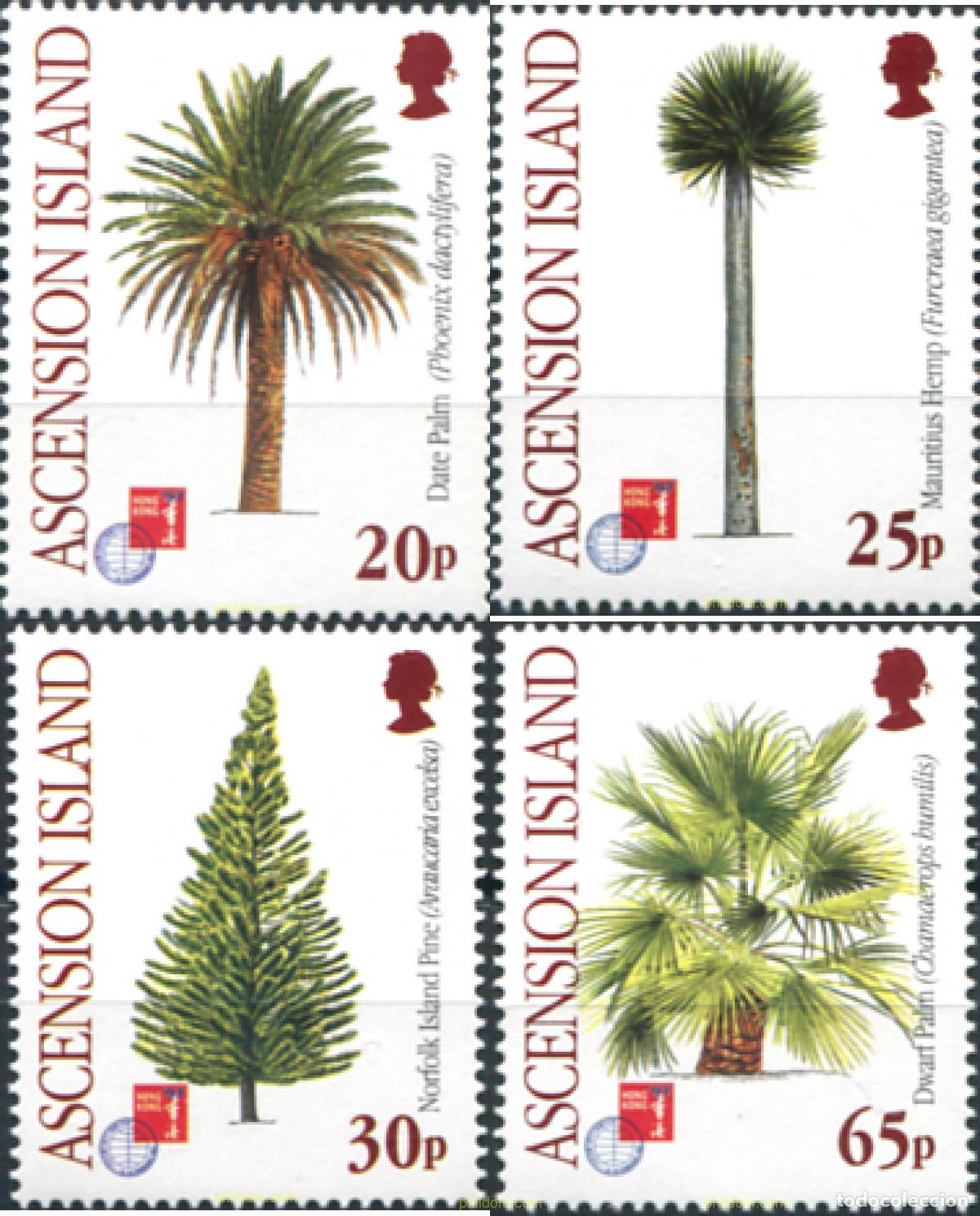 Sellos: 142500 MNH ASCENSION 1997 HONG KONG 97. EXPOSICION FILATELICA INTERNACIONAL
