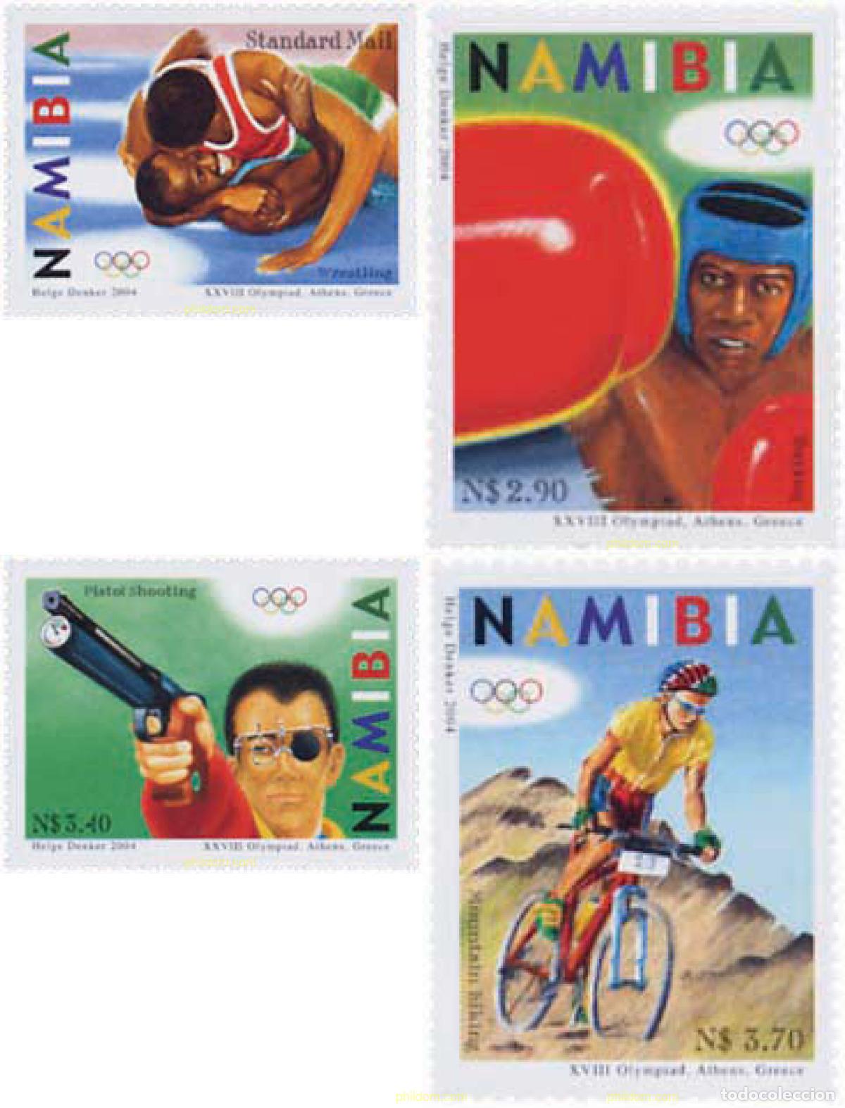 Sellos: 143767 MNH NAMIBIA 2004 28 JUEGOS OLIMPICOS DE VERANO ATENAS 2004
