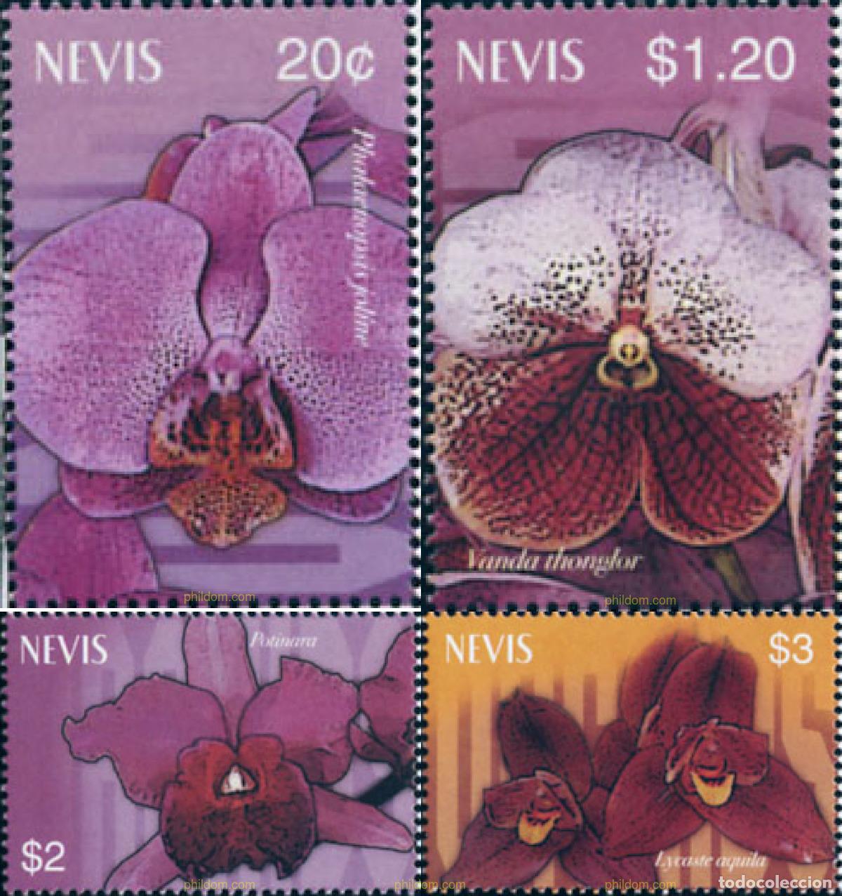 Sellos: 143020 MNH NEVIS 2003 ORQUIDEAS