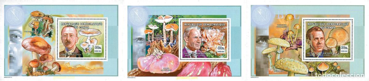 Sellos: 297880 MNH CONGO. Rep&uacute;blica democr&aacute;tica 2002 PREMIOS NOBEL