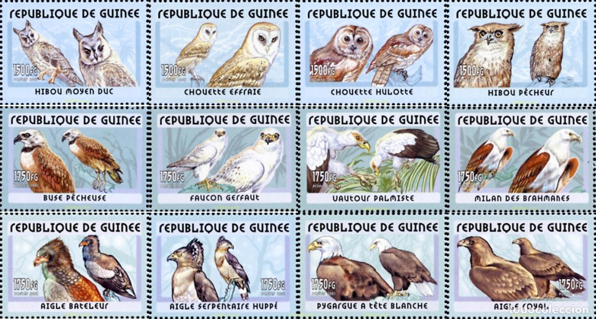 Sellos: 143978 MNH GUINEA 2001 FAUNA