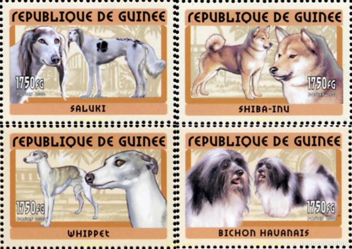 Sellos: 144157 MNH GUINEA 2001 PERROS