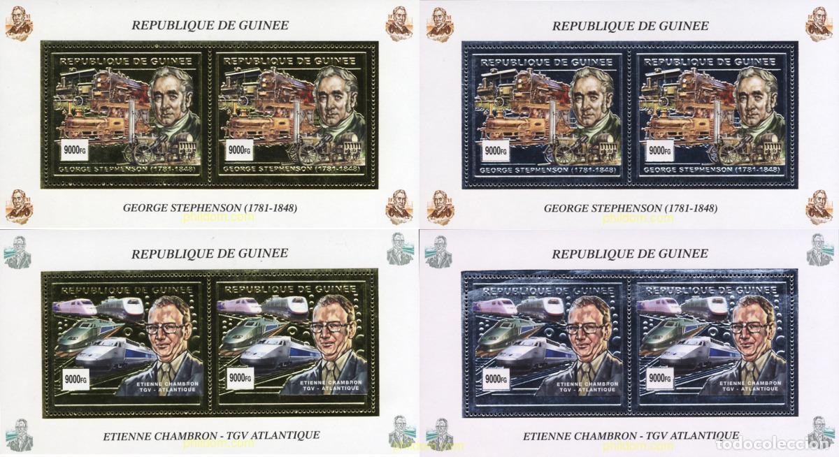 Sellos: 144187 MNH GUINEA 2002 TRENES