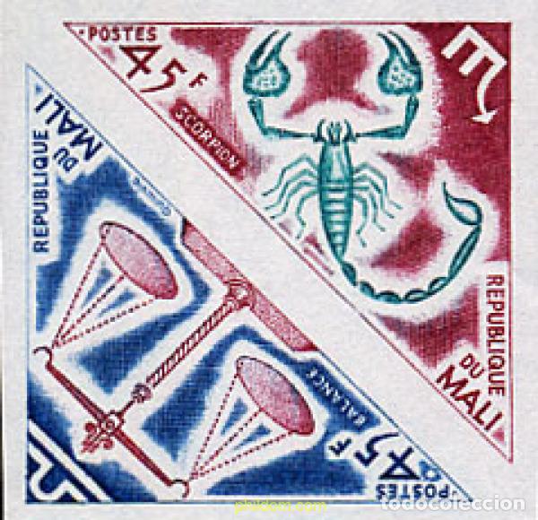 Sellos: 221395 MNH MALI 1972 SIGNOS DEL ZODIACO