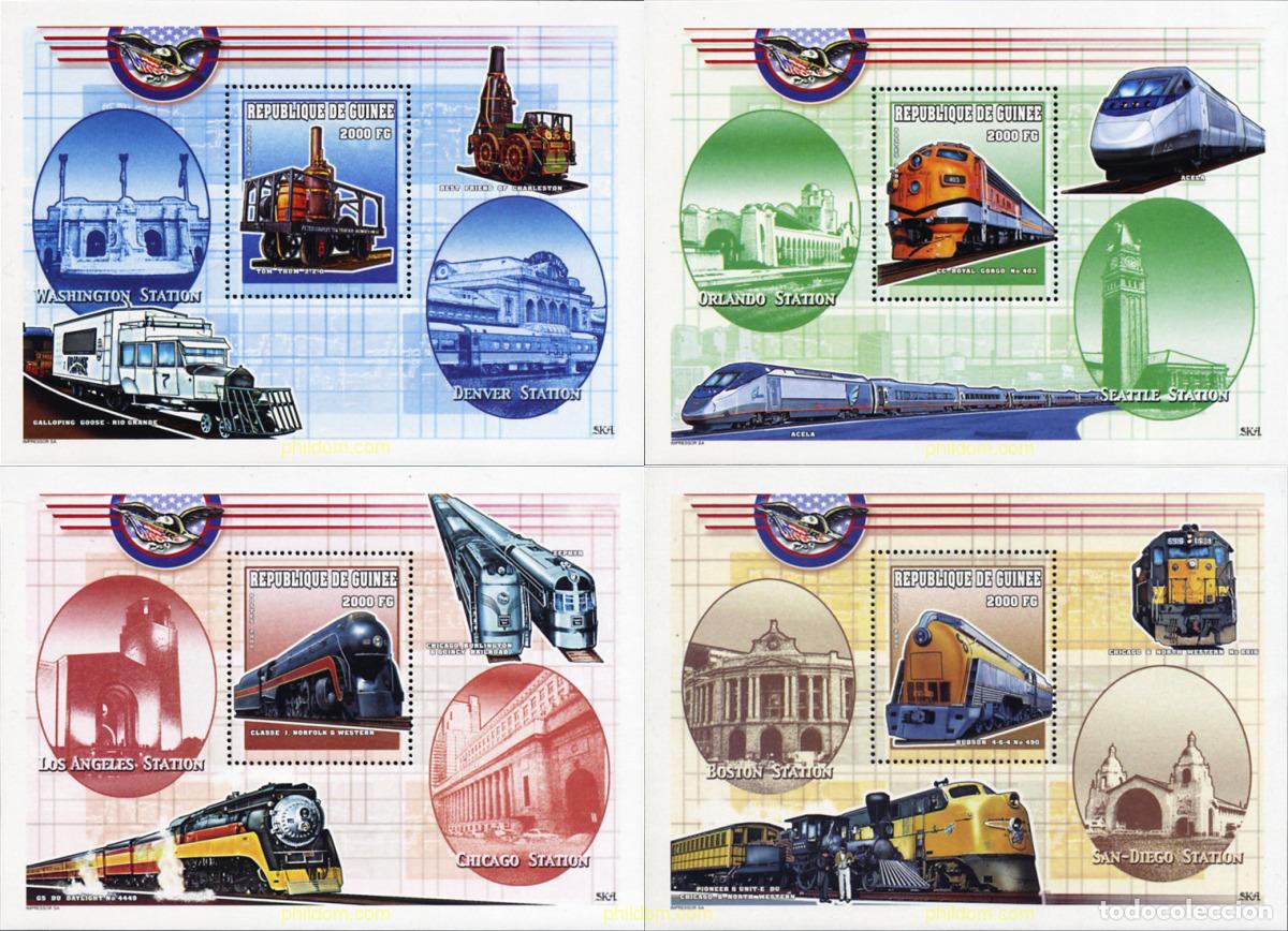 Sellos: 145461 MNH GUINEA 2000 TRENES