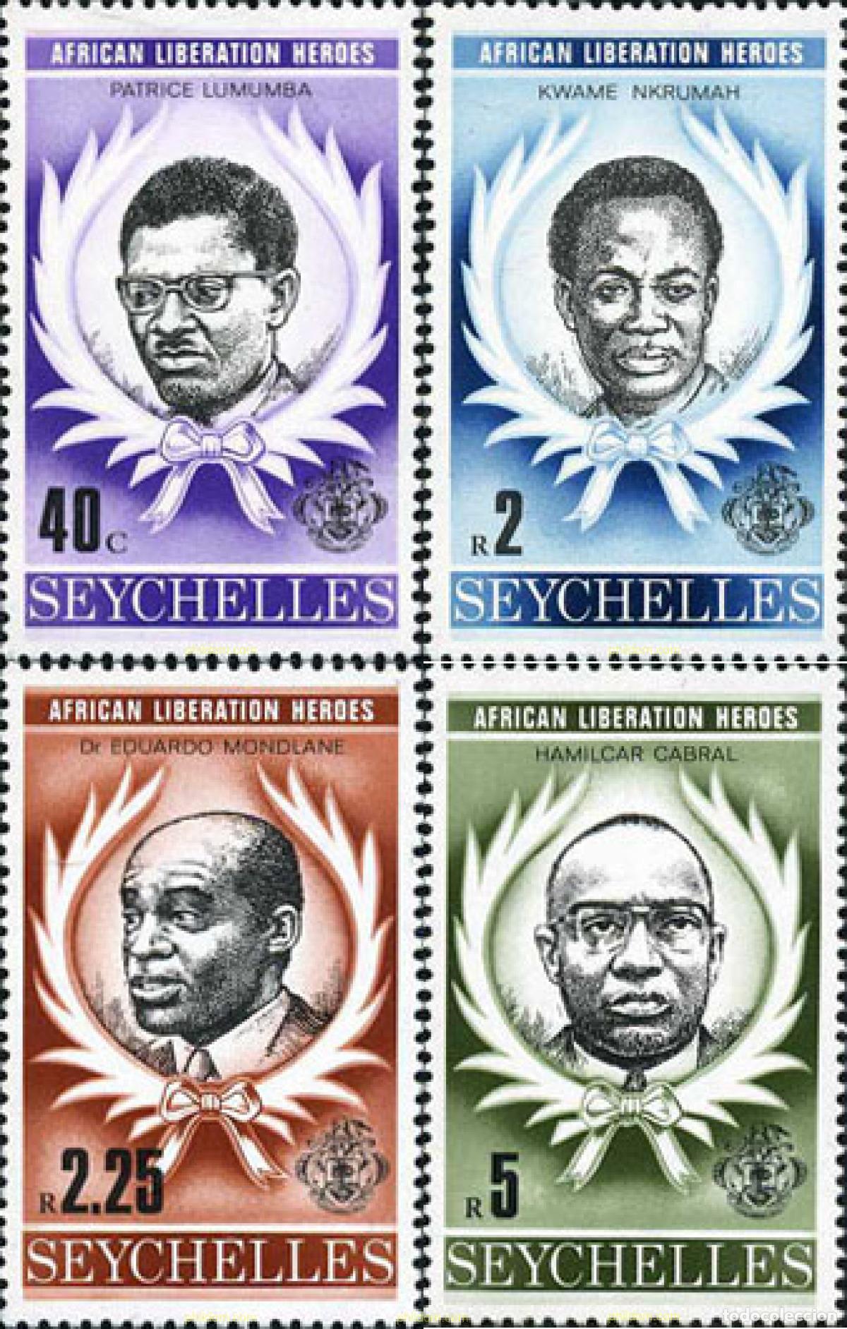 Sellos: 187588 MNH SEYCHELLES 1979 HEROES DE LA LIBERACION AFRICANA
