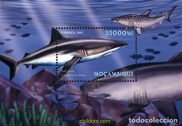 Sellos: 147821 MNH MOZAMBIQUE 2001 DEPREDADORES DE LAS PROFUNDIDADES