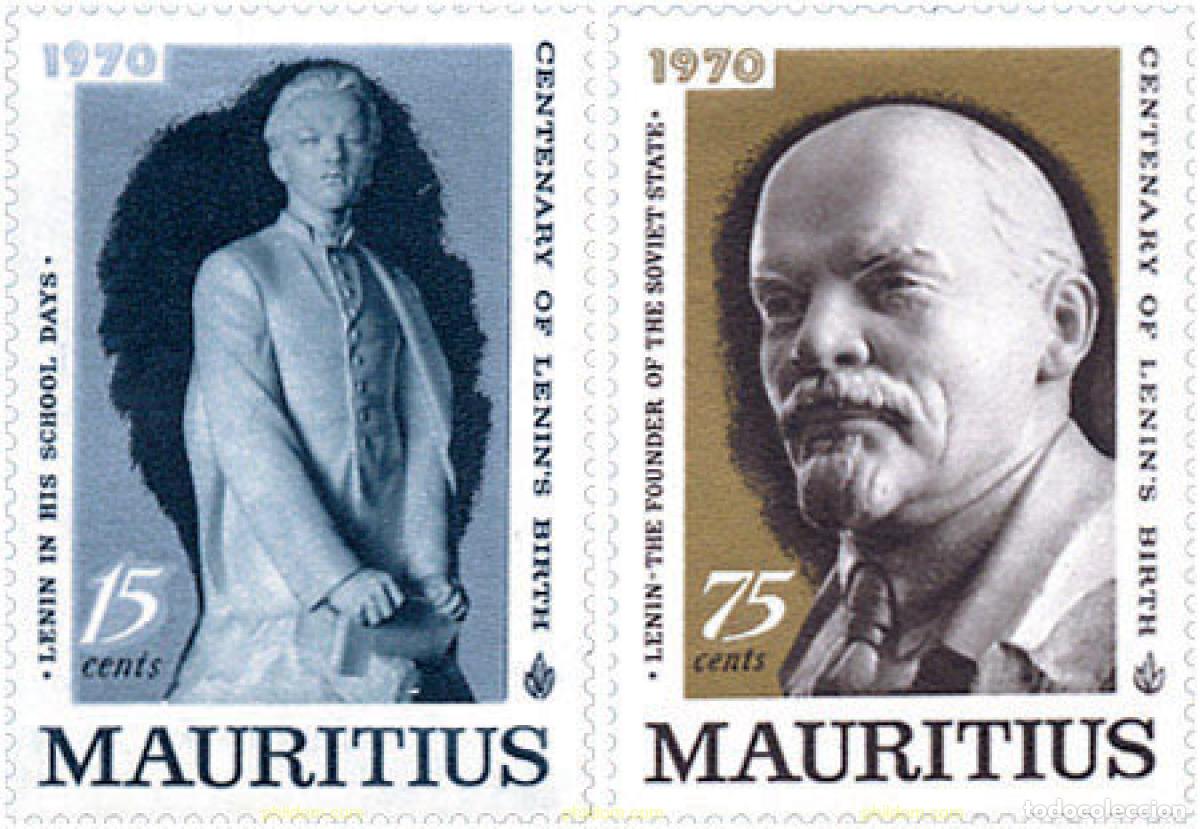 Sellos: 147893 MNH MAURICIO 1970 CENTENARIO DEL NACIMIENTO DE LENIN