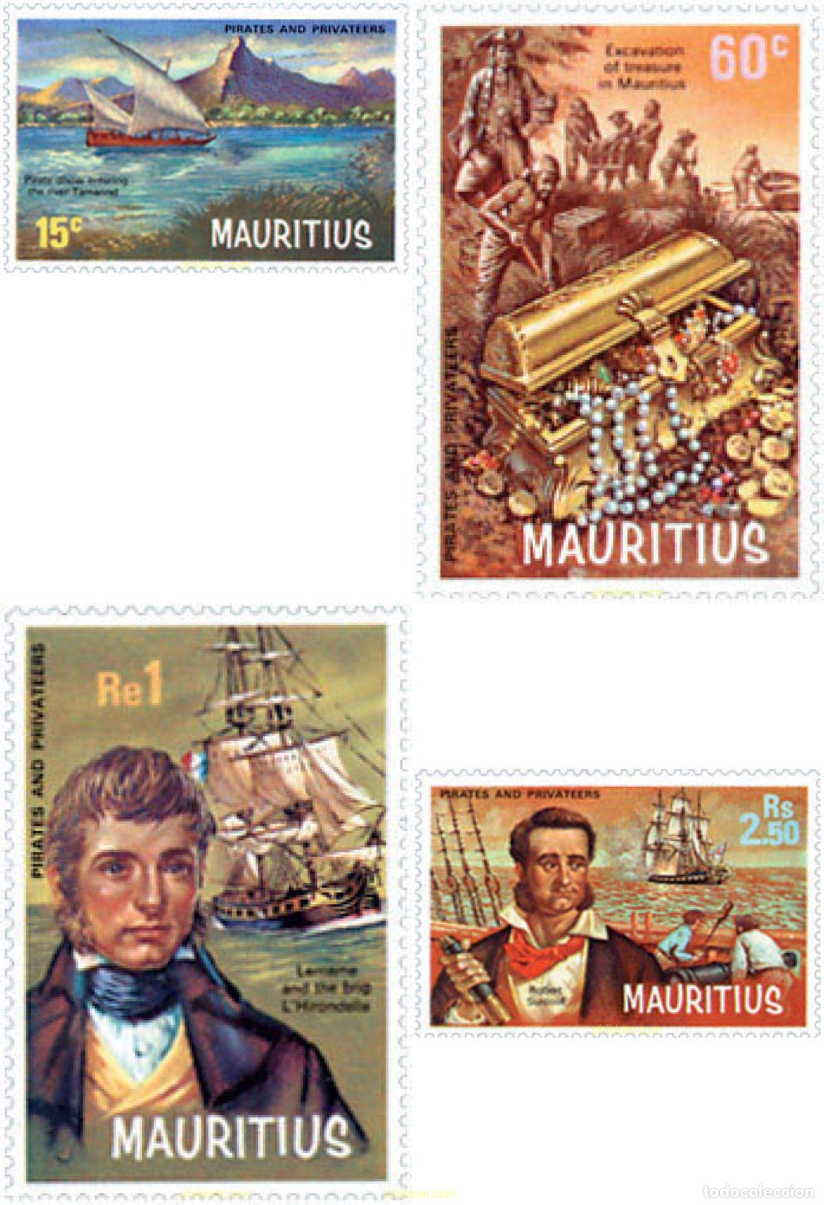 Sellos: 147894 MNH MAURICIO 1972 PIRATAS