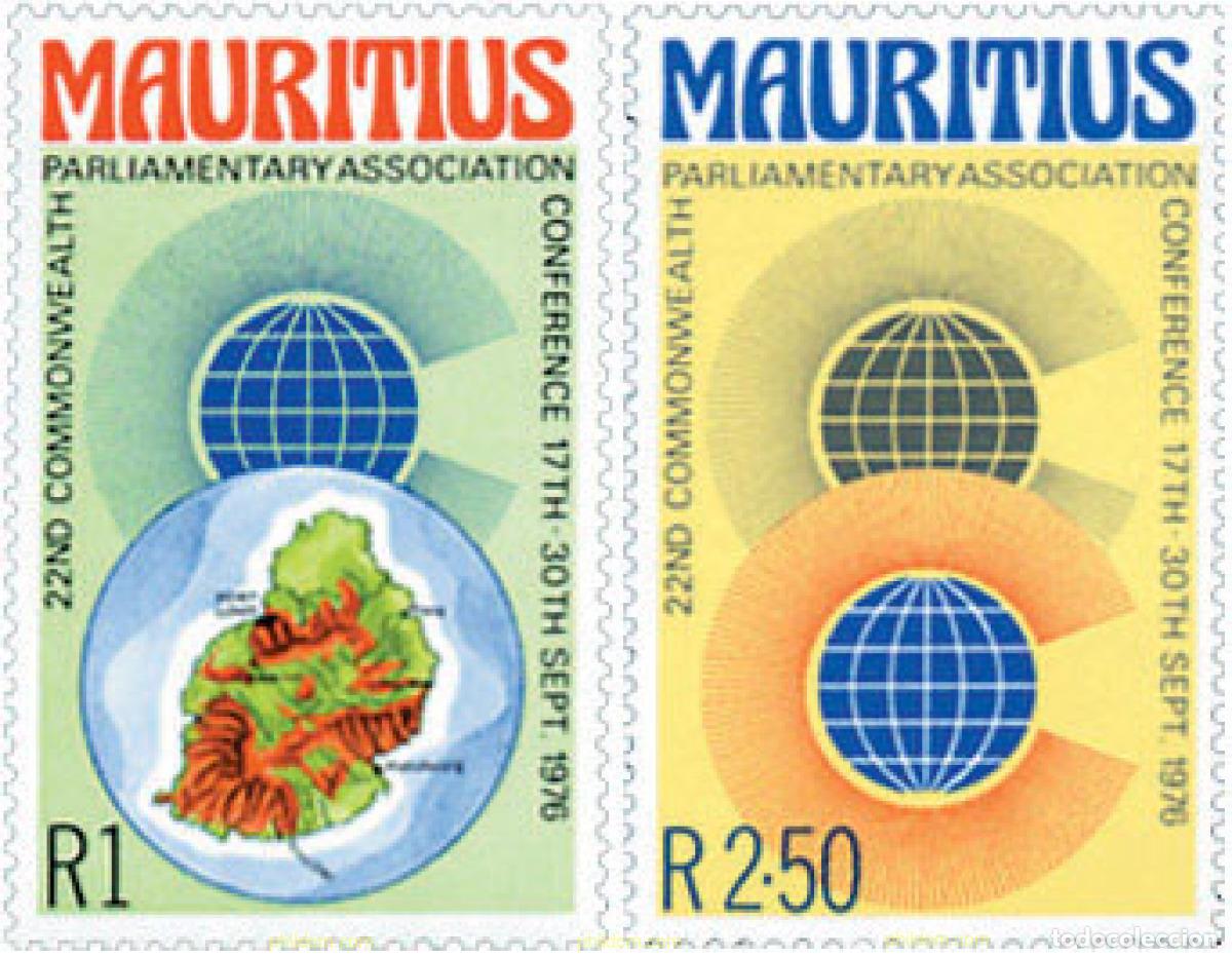Sellos: 147903 MNH MAURICIO 1976 CONFERENCIA DE LA ASOCIACION PARLAMENTARIA DE LA COMMONWEALTH