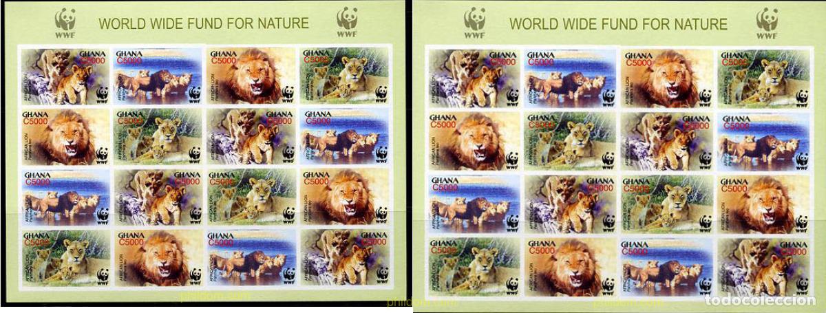 Sellos: 214644 MNH GHANA 2004 LEON AFRICANO