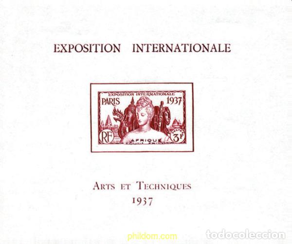 Sellos: 369887 HINGED AFRICA ECUATORIAL FRANCESA 1937 EXPOSICION INTERNACIONAL DE PARIS