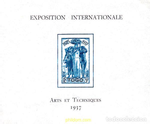 Sellos: 365512 HINGED TOGO 1937 EXPOSICION INTERNACIONAL DE PARIS