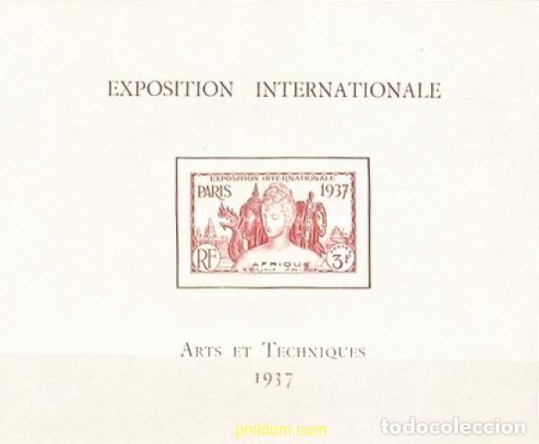 Sellos: 679221 MNH AFRICA ECUATORIAL FRANCESA 1937 EXPOSICION INTERNACIONAL DE PARIS