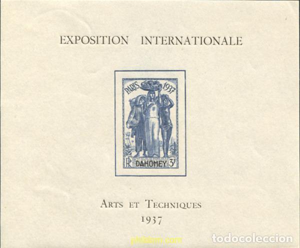 Sellos: 579593 HINGED DAHOMEY 1937 EXPOSICION INTERNACIONAL DE PARIS
