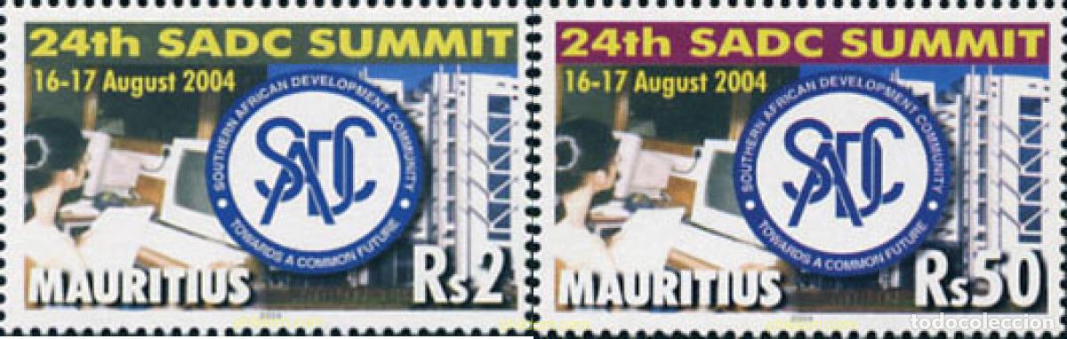 Sellos: 149492 MNH MAURICIO 2004 24 CIMERA DE LA SADC